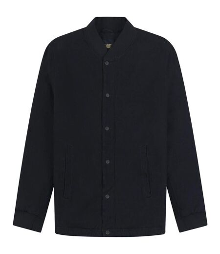 Mens Collared Bomber Jacket Dark Navy Lyle & Scott