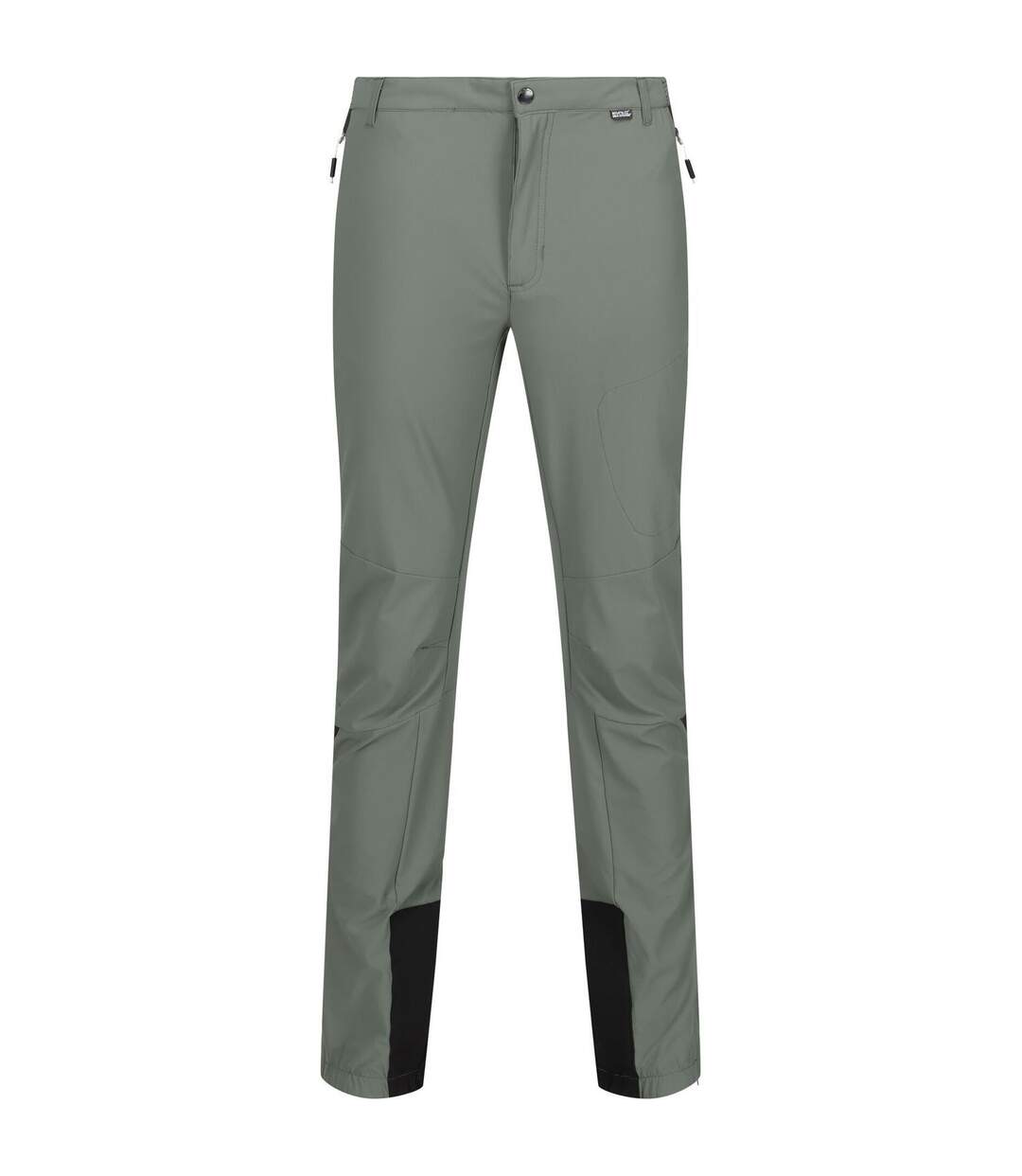 Pantalon De Randonnée Mountain Homme Vert Kaki Cendre Regatta-1