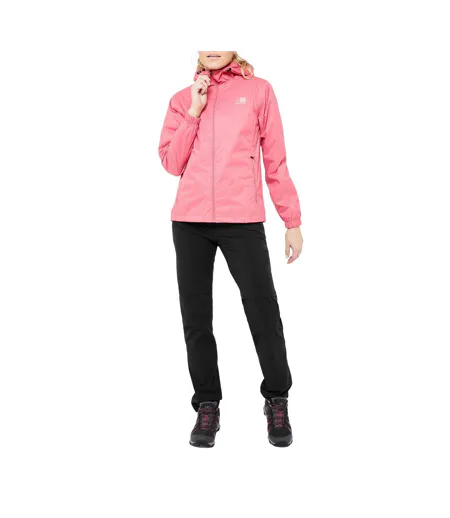Womens/ladies Sierra Waterproof Jacket Rose Karrimor