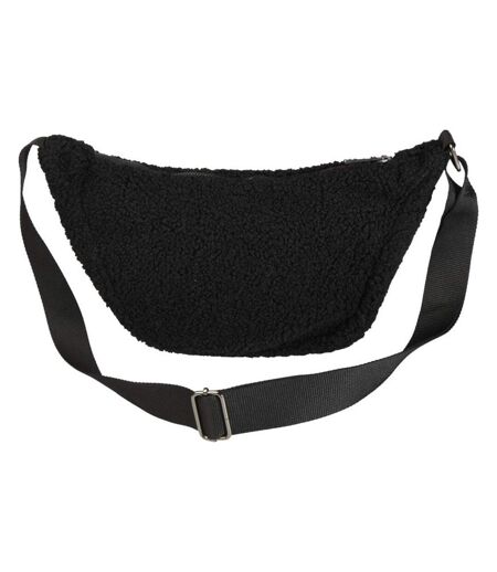 Bear Sherpa Recycled 3l Crossbody Bag One Size Solid Black Floso
