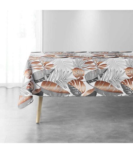 Nappe Imprimée Alianor 150x240cm Gris & Blanc