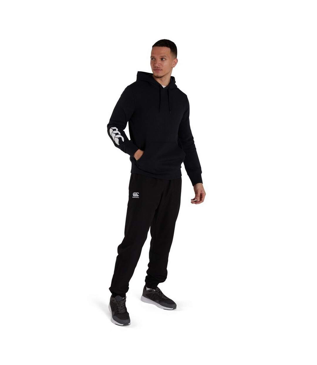 Canterbury Mens Club Plain Hoodie (Black)