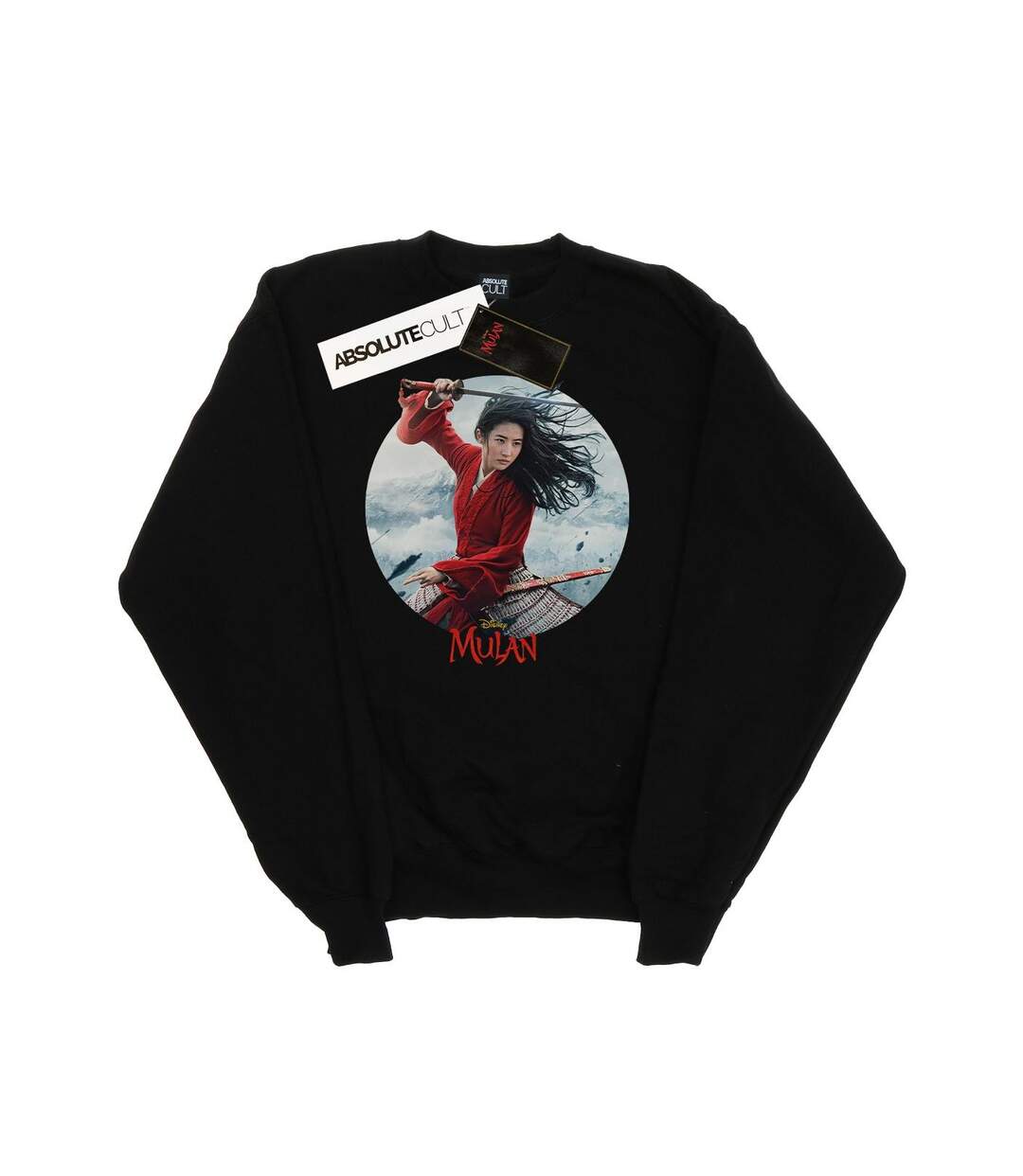 Disney Sweatshirt Womens/Ladies Mulan Movie Sword Poster (Noir) - UTBI26642-1