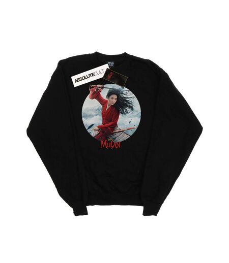 Disney Sweatshirt Womens/Ladies Mulan Movie Sword Poster (Noir) - UTBI26642