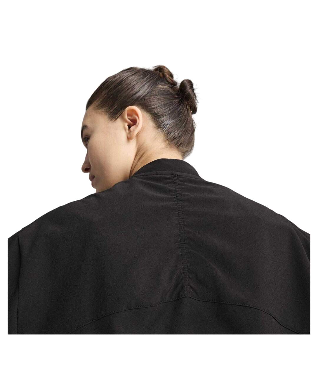 Womens/ladies Crop Sweatshirt  Black Puma-4