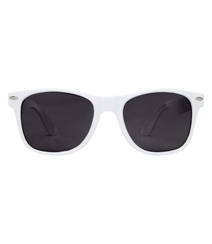 Bullet Sun Ray RPET Sunglasses (White) (One Size) - UTPF3817