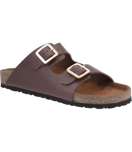 Sandales Mules Lushill Femme Marron Cotswold