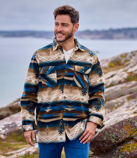 Overshirt in navajostijl