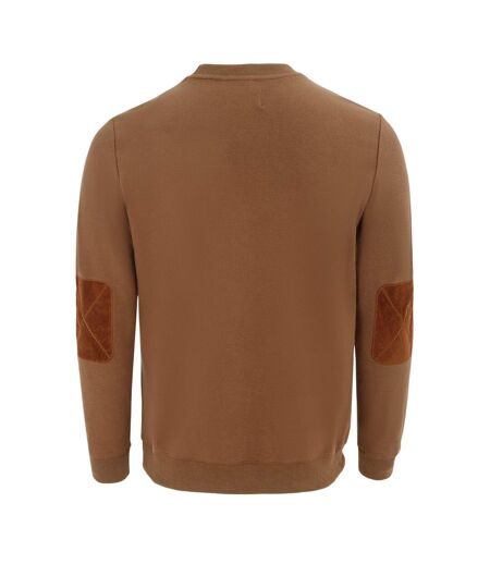 Sweat Motif/style Logo Homme Marron Howick