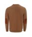 Sweat Motif/style Logo Homme Marron Howick-2