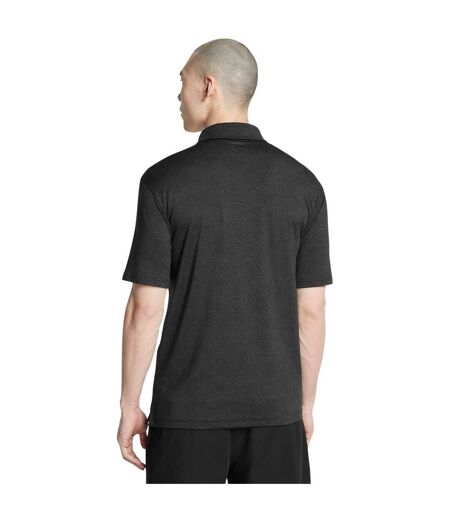 Mens Performance Plain Polo Shirt Black Under Armour