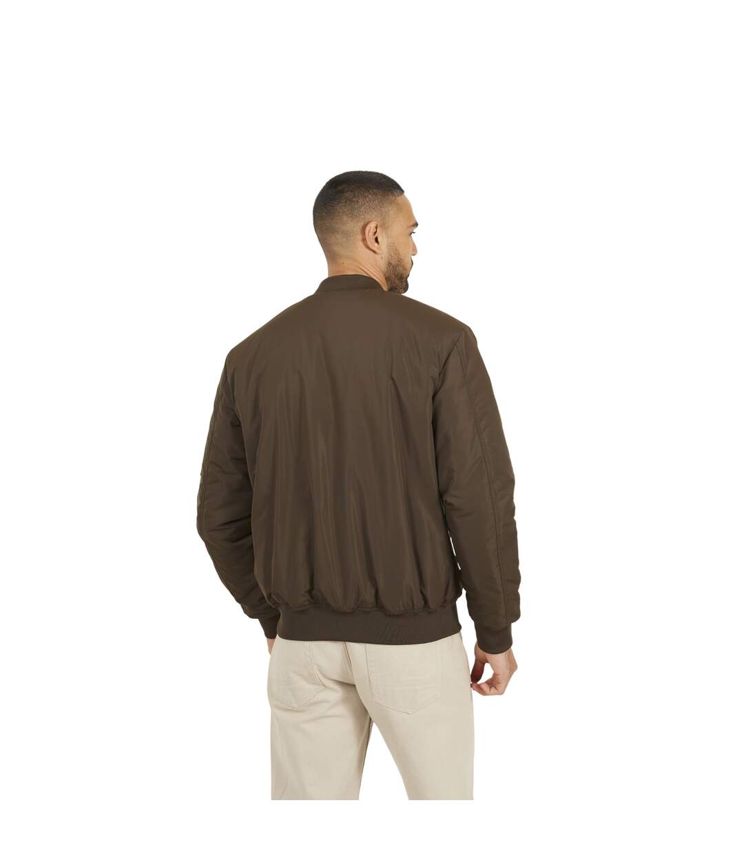 Blouson Aviateur Homme Marron Brave Soul-3