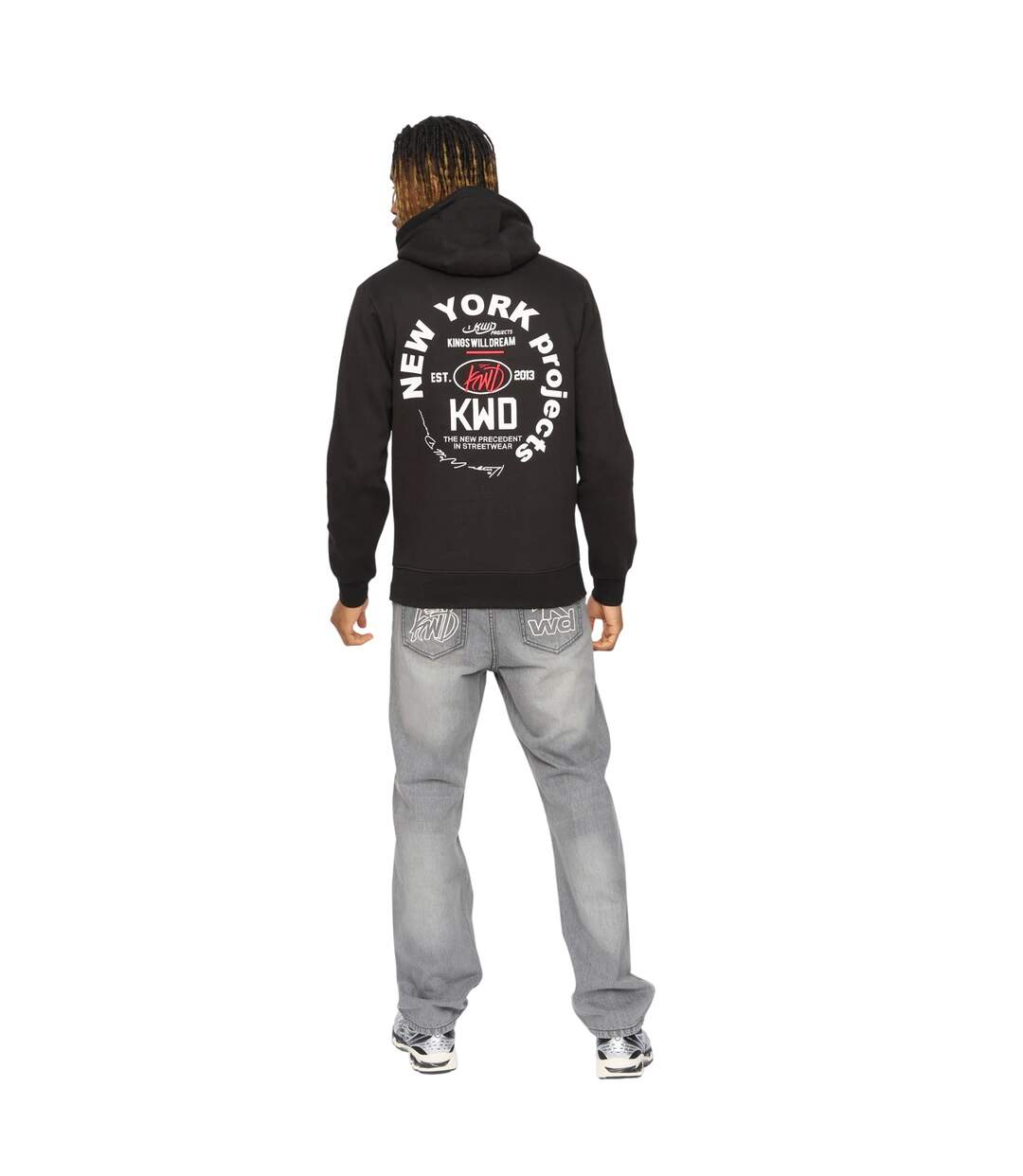 Sweat À Capuche Mobalot Homme Noir Kings Will Dream-3