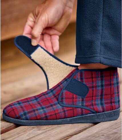 Men's Sherpa-Lined Slippers