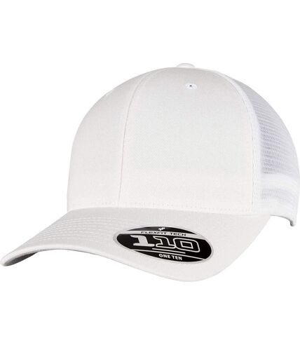 Casquette trucker adulte blanc Flexfit