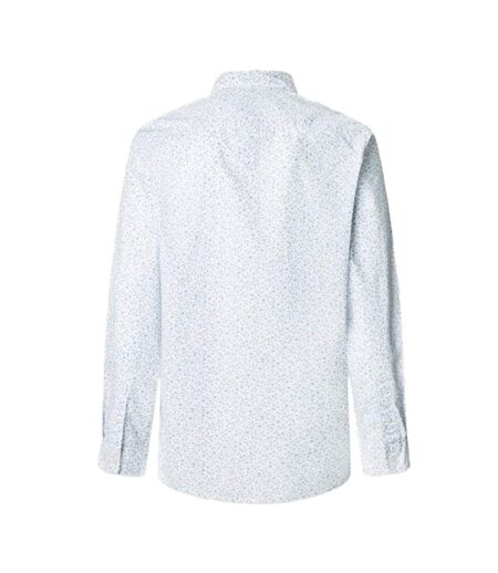 Chemise blanc/bleu homme pepe jeans anson