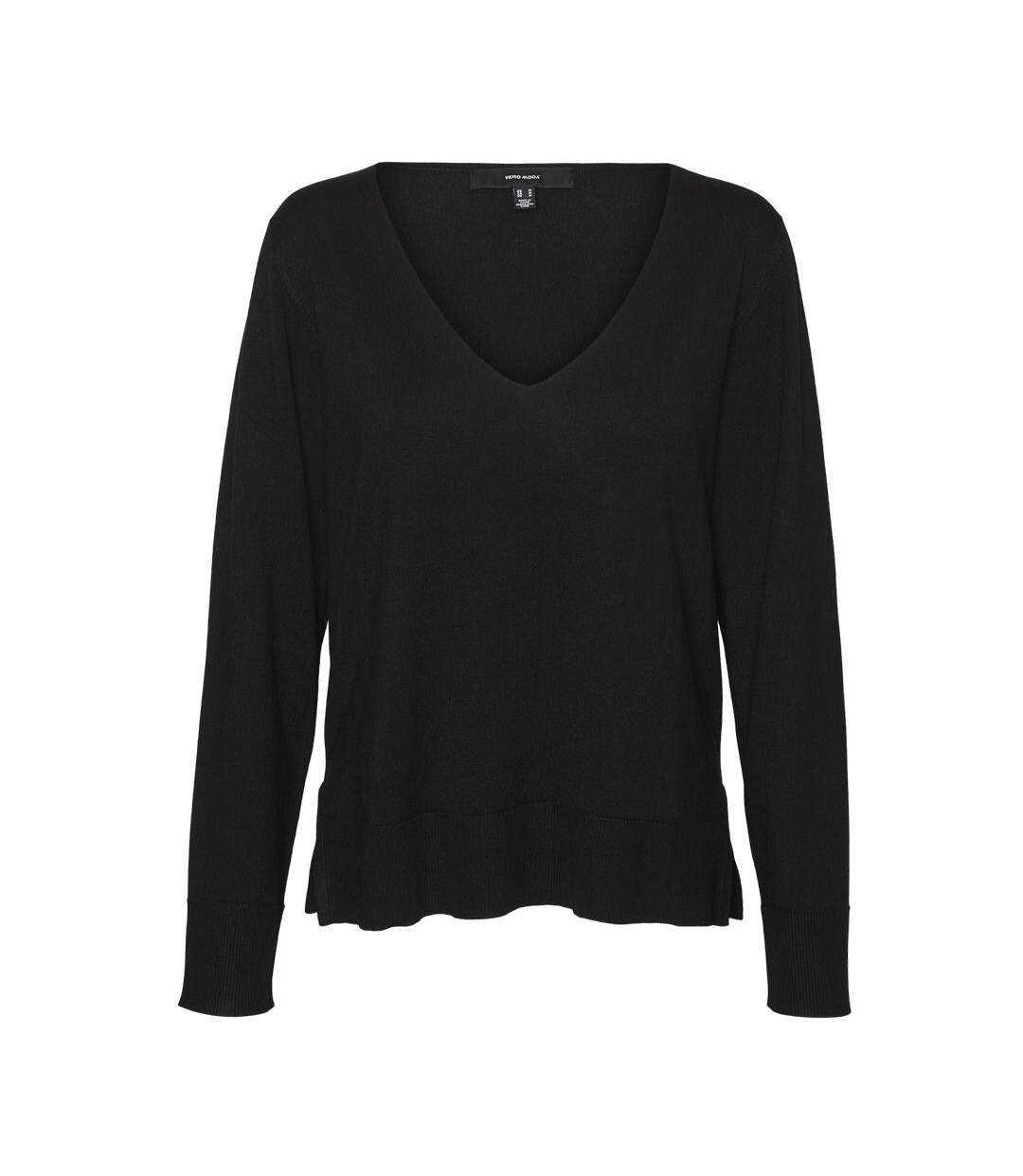 Pull noir femme vero moda silje-1