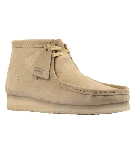 Mens Wallabee Suede Ankle Boots Maple Sugar Clarks Originals