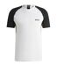T-shirt Manches Raglan Motif/style Blocs De Couleurs Homme Blanc Boss-2