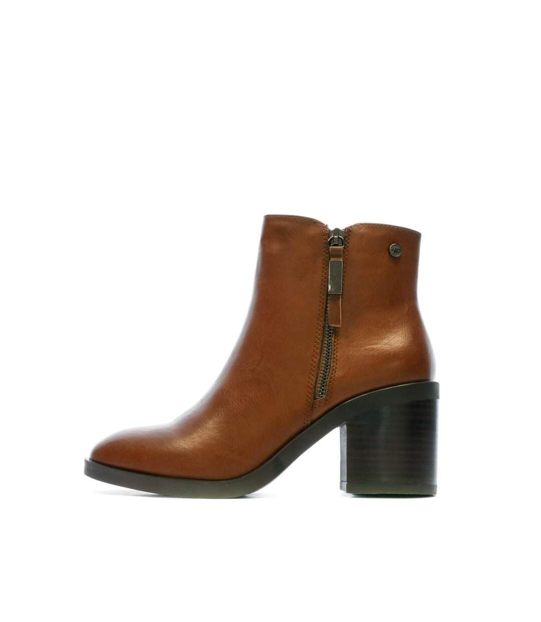 Bottines marrons femme xti 42914-1