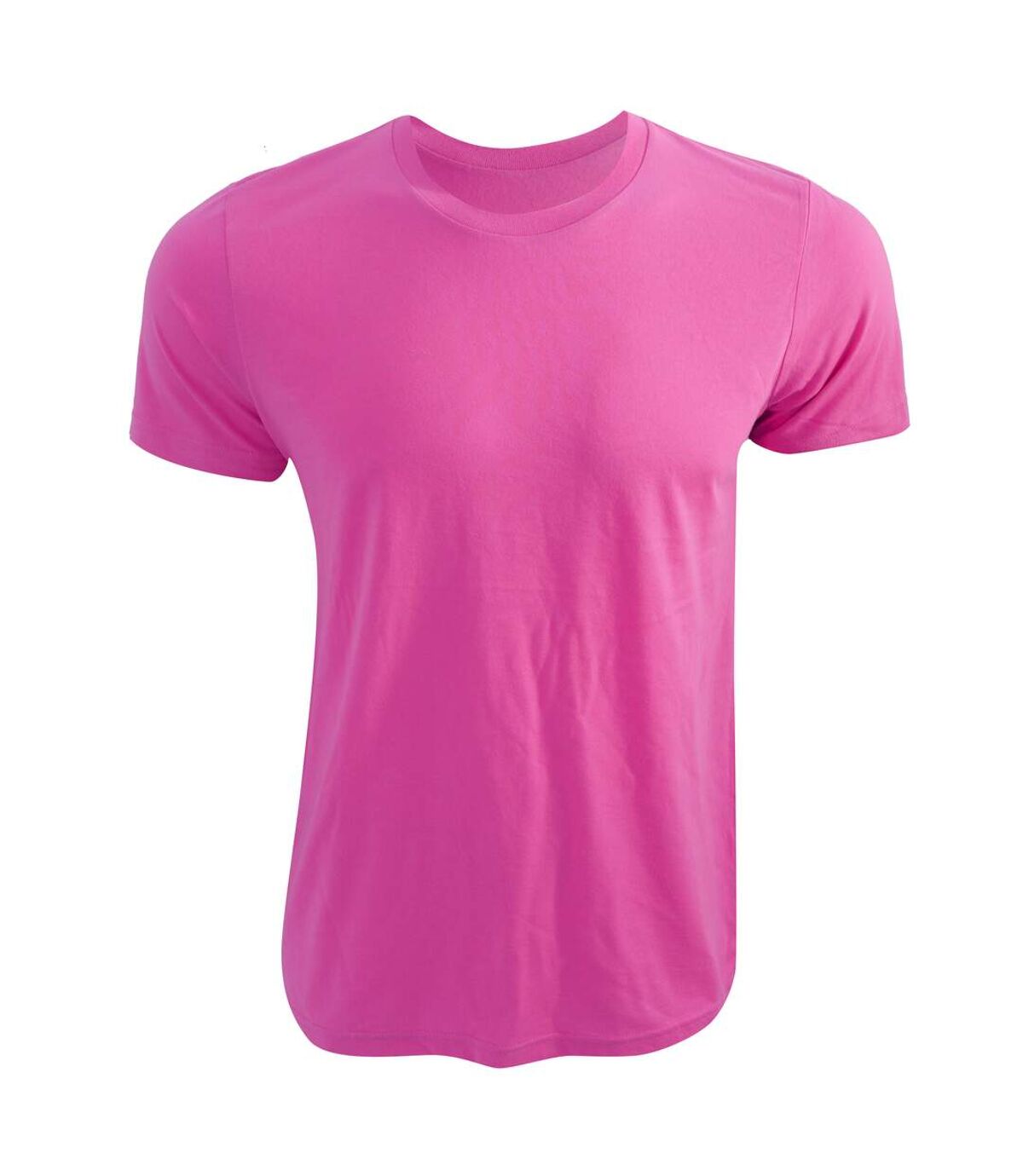 Canvas - T-shirt à manches courtes - Adulte unisexe (Rose fluo) - UTBC3167