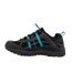 Womens/ladies fell lightweight walking shoes charcoal/teal Trespass-3