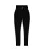 Womens/ladies Tapia Belted Regular Trousers Black Boss-1