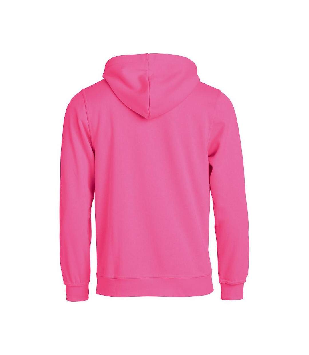 Unisex Adult Basic Hoodie Bright Cerise Clique-2