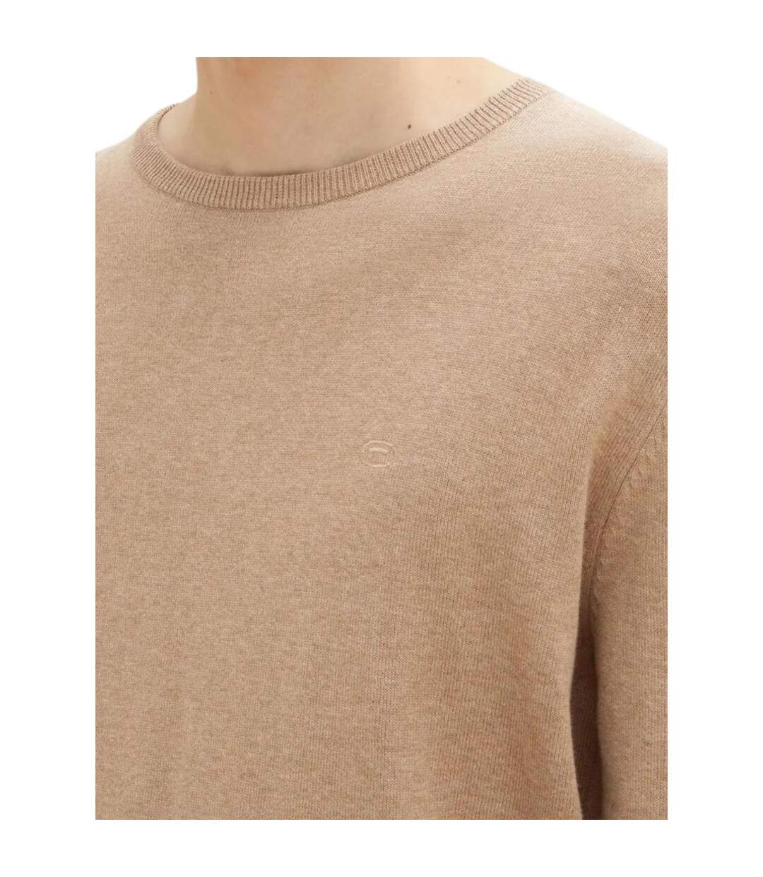 Sweat Motif/style Uni Homme Marron Tom Tailor-3