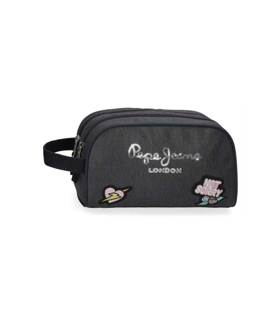 Pepe Jeans - Trousse de toilette double Emi - gris - 9304-1