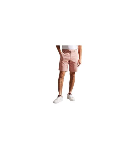 Mens Chino Shorts Mid Pink Ted Baker