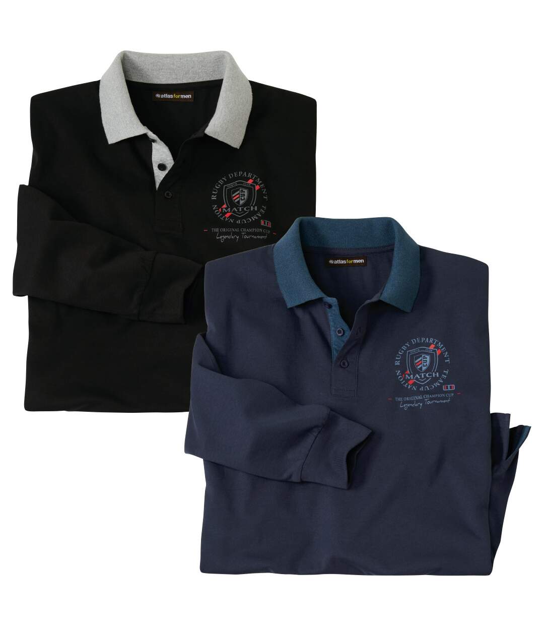 2er-Pack Poloshirts in Piqué-Qualität