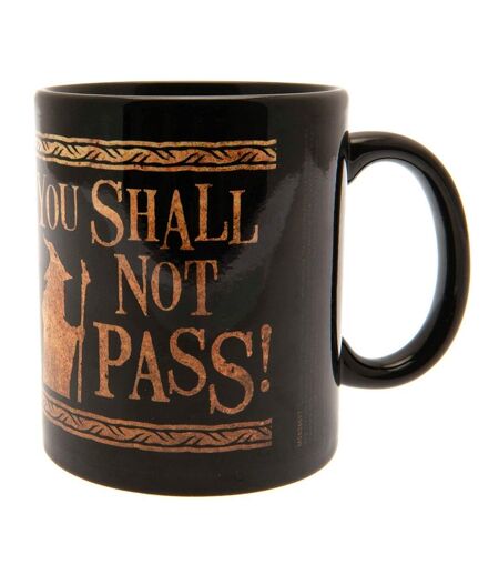 The Lord Of The Rings - Mug YOU SHALL NOT PASS (Noir / Marron) (Taille unique) - UTTA9315
