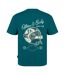 Mens T-shirt Teal Blue Hot Tuna-2