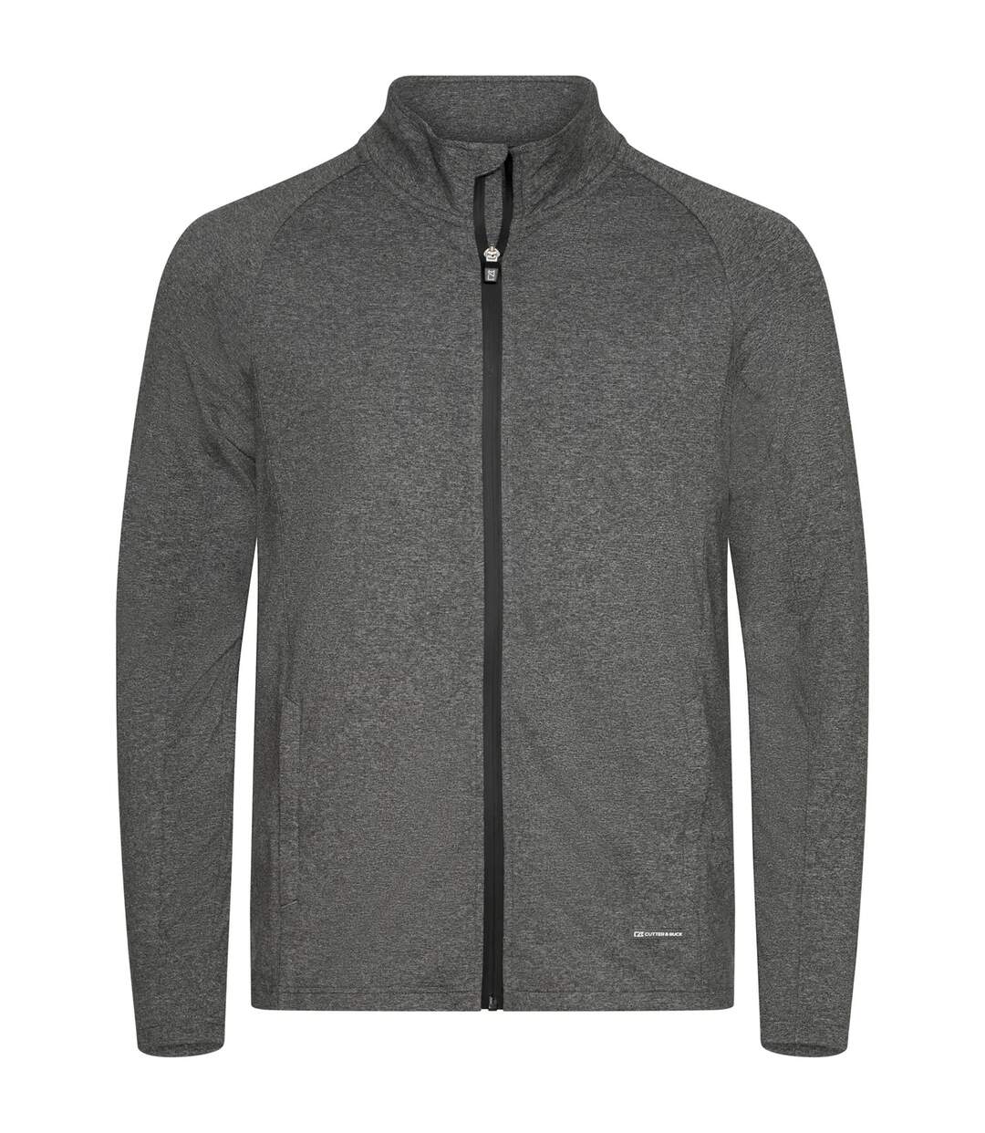 Mens Adapt Full Zip Jacket Anthracite Melange Cutter & Buck-1