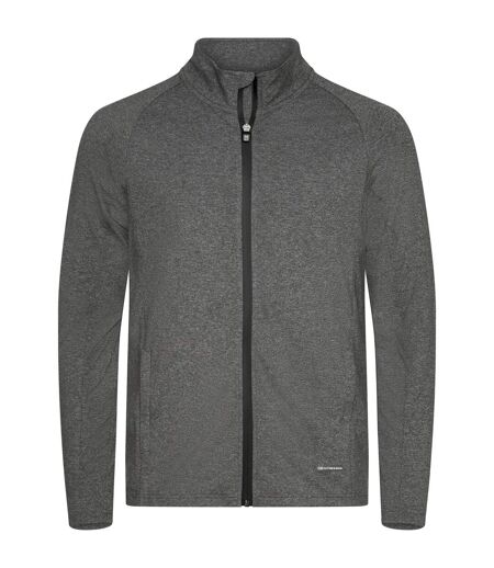 Mens Adapt Full Zip Jacket Anthracite Melange Cutter & Buck