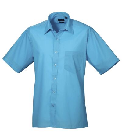Premier - Chemise à manches courtes - Homme (Turquoise) - UTRW1082