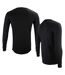 2 Pack Mens Thermal Tops Long Sleeve | Warm Winter Fleece Base Layer Top-3