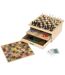 Coffret Jeu de Société 10 en 1 Wooden 32cm Naturel-1