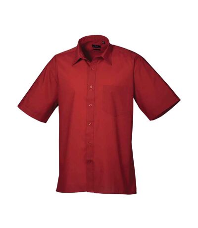 Chemise poplin homme bordeaux Premier Premier