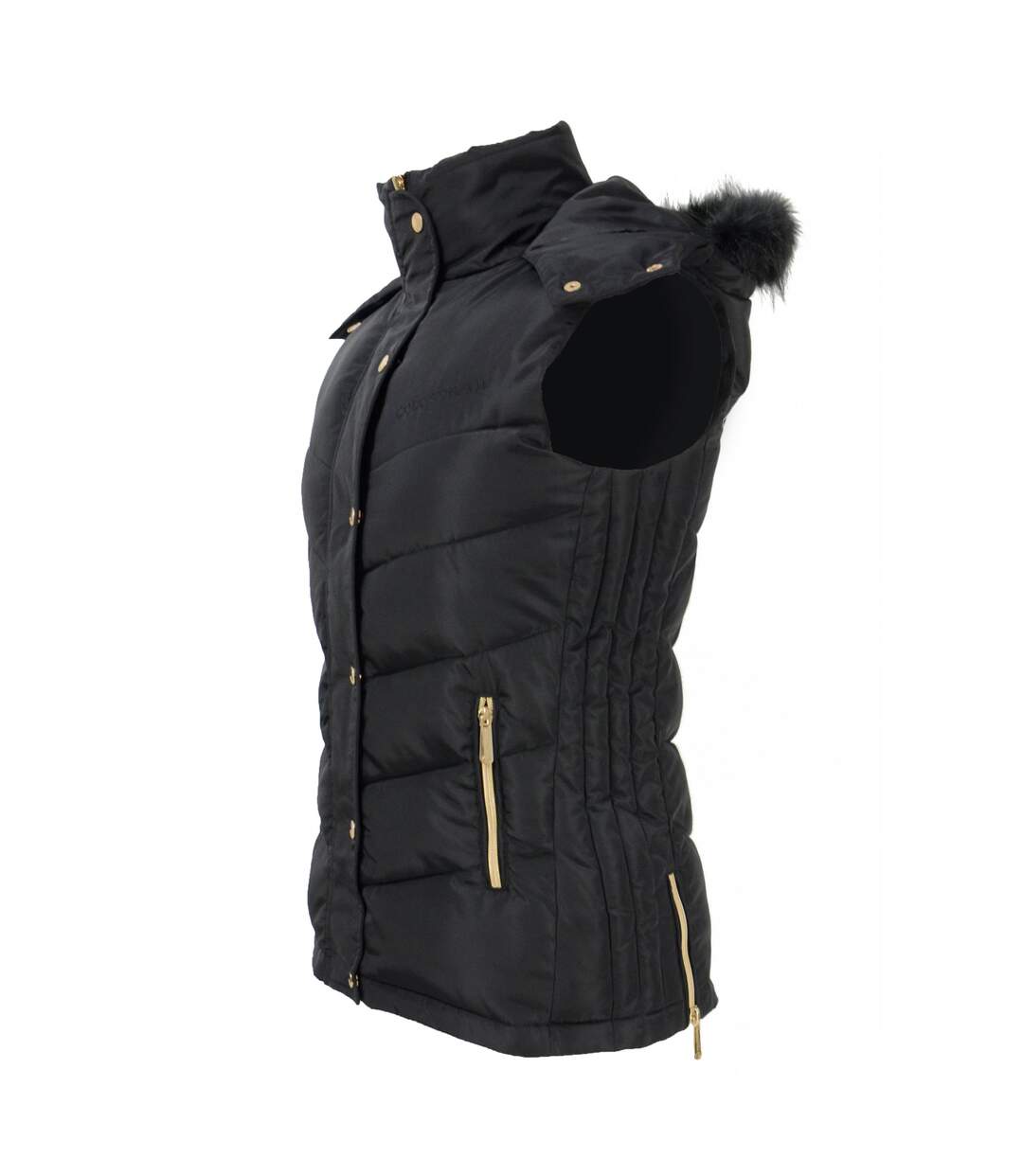 Veste sans manches leitholm femme noir Coldstream-3