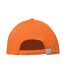 Buffalo 6 Panel Baseball Cap Orange MidOcean-2