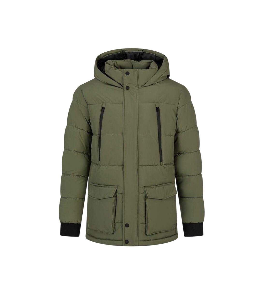 Parka Homme Kaki Minoti-2