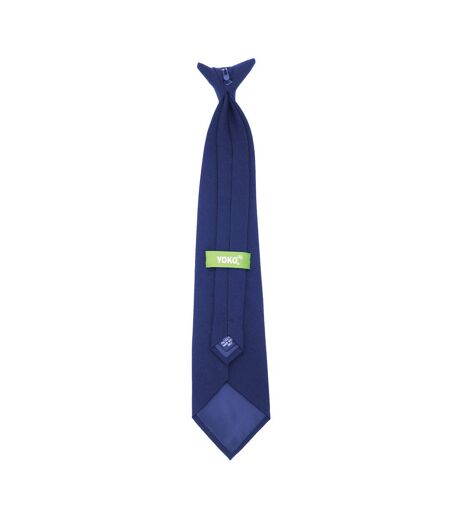 Cravate à clipser Yoko (Lot de 4) (Bleu marine) (Taille unique) - UTBC4157
