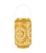 Lanterne Cylindrique Métal Sévilla 45cm Ocre-2