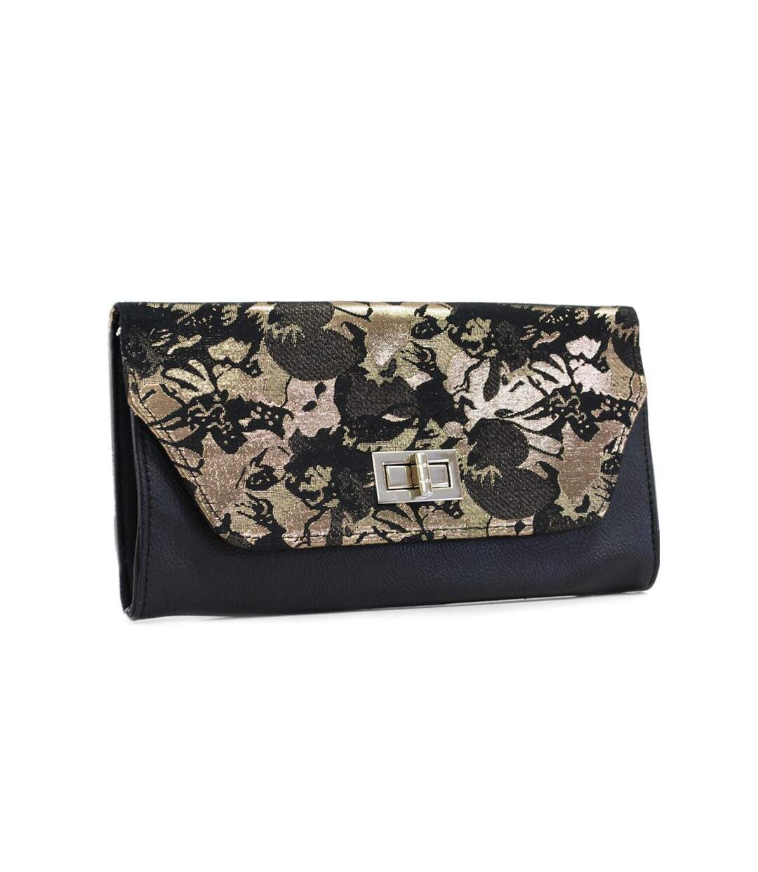 Laurence C. - Pochette de soirée motif floral - 4640-1