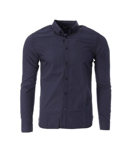 Chemises marine/blanc à motifs homme teddy smith carton ml - 3xl