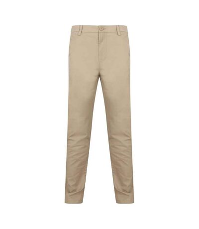 Pantalon flex homme beige gris Henbury