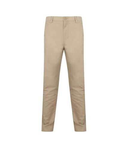 Pantalon flex homme beige gris Henbury