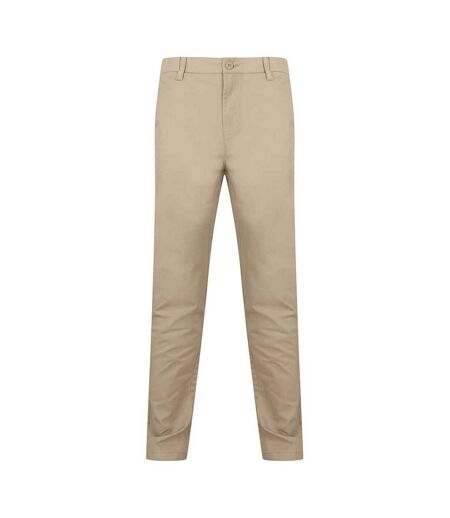 Pantalon flex homme beige gris Henbury